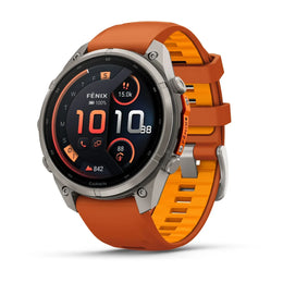 Garmin Fenix 9 Pro Titanium Orange GPS Smartwatch with inReach®