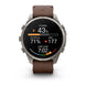 Garmin Fenix 9 Pro Titanium Leather GPS Smartwatch with inReach®