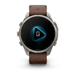 Garmin Fenix 9 Pro Titanium Leather GPS Smartwatch with inReach®