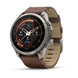 Garmin Fenix 9 Pro Titanium Leather GPS Smartwatch with inReach®