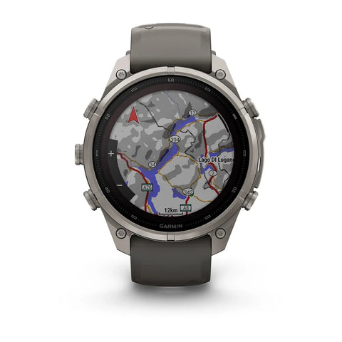 Garmin Fenix 9 Pro-Solar Titanium Pebble Grey Watch With InReach Connectivity