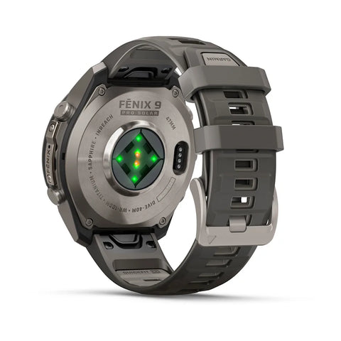 Garmin Fenix 9 Pro-Solar Titanium Pebble Grey Watch With InReach Connectivity