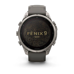 Garmin Fenix 9 Pro-Solar Titanium Pebble Grey Watch With InReach Connectivity