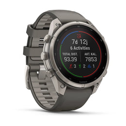 Garmin Fenix 9 Pro-Solar Titanium Pebble Grey Watch With InReach Connectivity