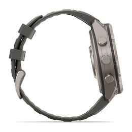 Garmin Fenix 9 Pro-Solar Titanium Pebble Grey Watch With InReach Connectivity