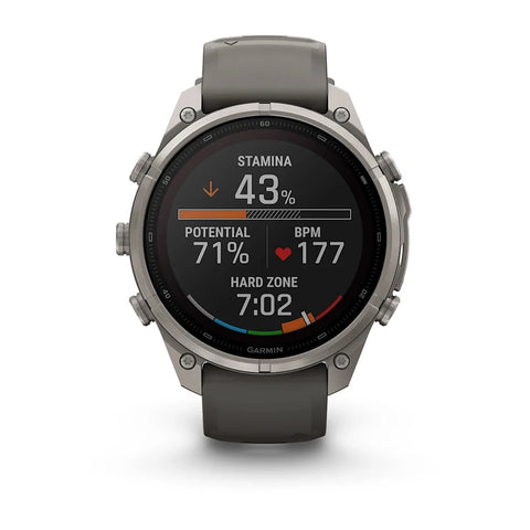 Garmin Fenix 9 Pro-Solar Titanium Pebble Grey Watch With InReach Connectivity