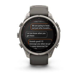 Garmin Fenix 9 Pro-Solar Titanium Pebble Grey Watch With InReach Connectivity