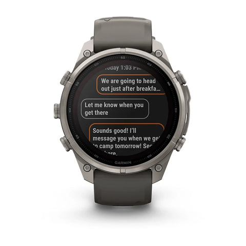 Garmin Fenix 9 Pro-Solar Titanium Pebble Grey Watch With InReach Connectivity