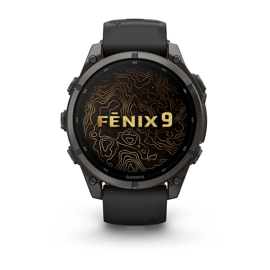 Garmin Fenix 9 Carbon Gray DLC Titanium Black GPS Smartwatch