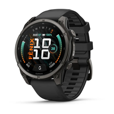 Garmin Fenix 9 Carbon Gray DLC Titanium Black GPS Smartwatch