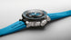 Oris AquisPro 4000m Calibre 400 Watch with blue dial, rubber strap, titanium case