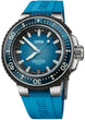Oris AquisPro 4000m Calibre 400 Watch with blue dial, rubber strap, titanium case