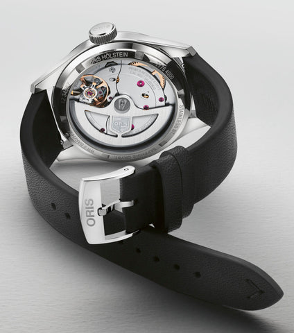 Oris Big Crown Pointer Date Calibre 403 Leather Watch with blue dial, leather strap, steel case