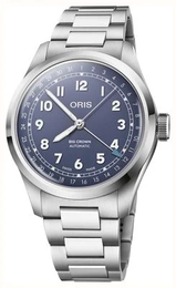Oris Big Crown Pointer Date Calibre 403 Midnight Blue Watch with steel bracelet, steel case