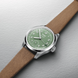 Oris Big Crown Pointer Date Calibre 403 Green Watch with leather strap, steel case