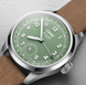 Oris Big Crown Pointer Date Calibre 403 Green Watch with leather strap, steel case