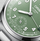 Oris Big Crown Pointer Date Calibre 403 Green Watch with steel bracelet, steel case