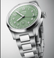 Oris Big Crown Pointer Date Calibre 403 Green Watch with steel bracelet, steel case