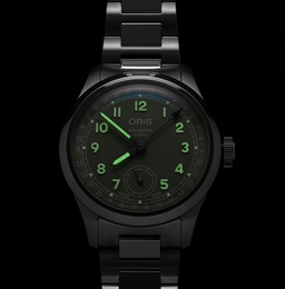 Oris Big Crown Pointer Date Calibre 403 Green Watch with steel bracelet, steel case