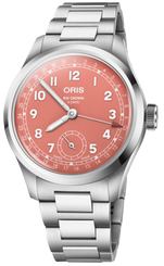 Oris Big Crown Pointer Date Calibre 403 Terracotta Watch with steel bracelet, steel case