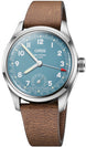 Oris Big Crown Calibre 473 Watch with blue dial, leather strap, steel case