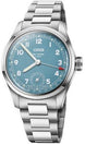 Oris Big Crown Pointer Date Calibre 473 Teal Blue Watch with steel bracelet, steel case