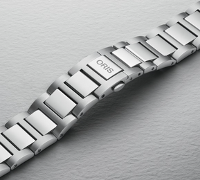 Oris Big Crown Beige Watch with steel bracelet, steel case