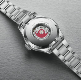 Oris Big Crown Beige Watch with steel bracelet, steel case