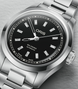 Oris Big Crown Diamond Black Watch with steel bracelet, steel case