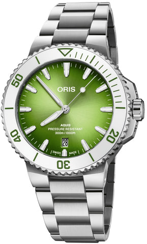 Oris Watch Aquis Date 41.5mm Taste Of Summer Green 01 733 7787 4137-07 8 22 04PEB