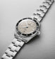 Oris Divers Date Watch with beige dial, steel bracelet, steel case