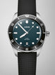 Oris Divers Date Watch with blue dial, steel bracelet, steel case