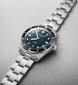 Oris Divers Date Watch with blue dial, steel bracelet, steel case