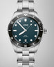 Oris Divers Date Watch with blue dial, steel bracelet, steel case