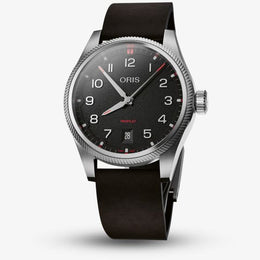 Oris ProPilot Date 41mm Leather Strap Watch