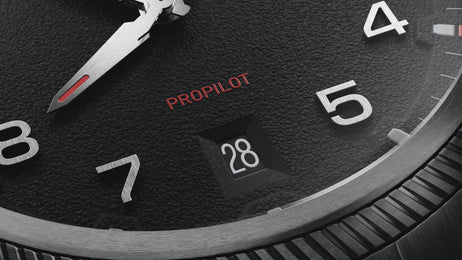 Oris ProPilot Date 41mm Black Watch with steel bracelet, steel case