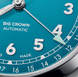 Oris Big Crown Pointer Date Turquoise Watch with steel bracelet, steel case