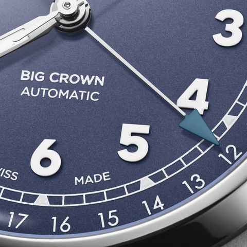 Oris Big Crown Pointer Date Lilac Watch with steel bracelet, steel case