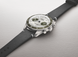 Oris Divers Sixty Five Chronograph Watch with grey dial, leather strap, steel case