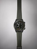 Oris ProPilot Altimeter Feet Watch with black dial, textile strap, titanium pvd case