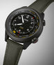 Oris ProPilot Altimeter Feet Watch with black dial, textile strap, titanium pvd case