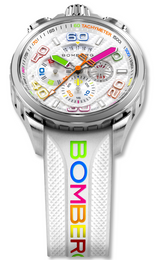 Bomberg Bolt-68 Racing Chroma Carbone White Limited Edition Watch