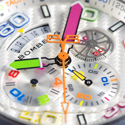 Bomberg Bolt-68 Racing Chroma Carbone White Limited Edition Watch