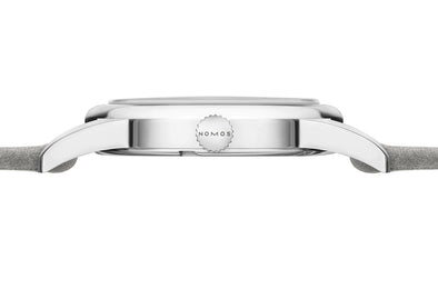 Nomos Glashutte Club Campus Endless Blue Sapphire Crystal Watch