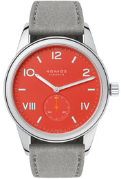 Nomos Glashutte Watch Club Campus 38 Nonstop Red Sapphire Crystal 723.GB