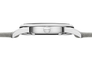 Nomos Glashutte Club Campus 38 Endless Blue Sapphire Crystal Watch