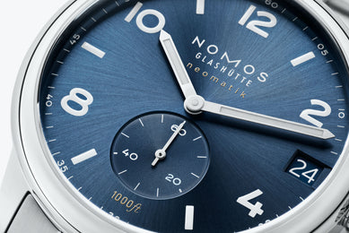 Nomos Glashutte Club Sport Neomatik 42 Date Blue Sport Sapphire
