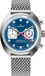 Edox Sportsman Chronographe Automatic Blue Limited Edition Watch
