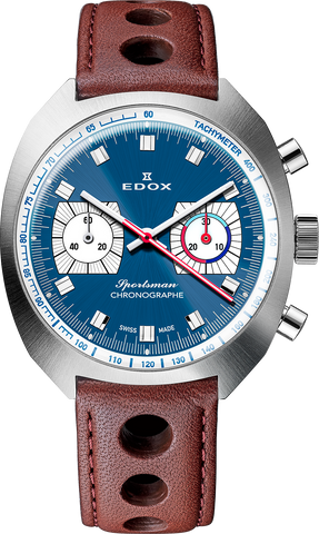 Edox Sportsman Chronographe Automatic Blue Limited Edition 08202-3BU-BUIN