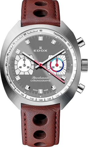 Edox Watch Sportsman Chronographe Automatic Grey Limited Edition